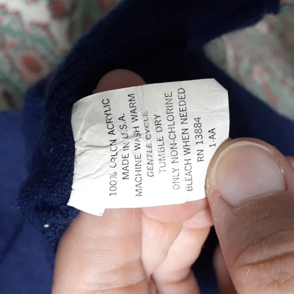 Mark Scot Collection Vintage Blue V-Neck Golf Vest, Size XL - Picture 8 of 8